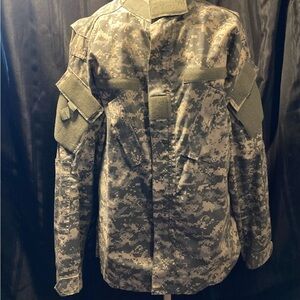 Men's Military Field Jacket - Camouflage